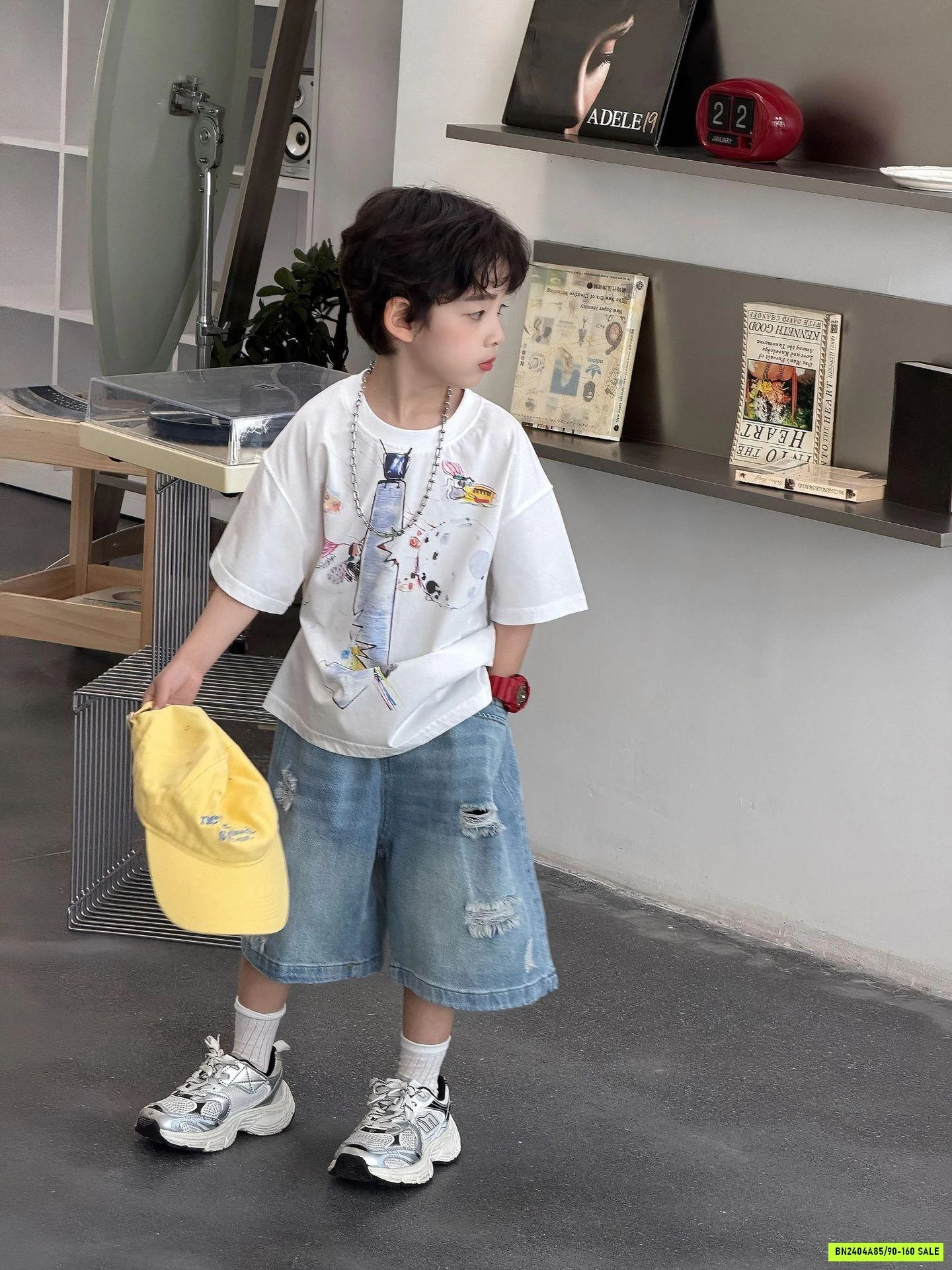 ÁO THUN IN HÌNH CÀ VẠT KUTE FANSHU