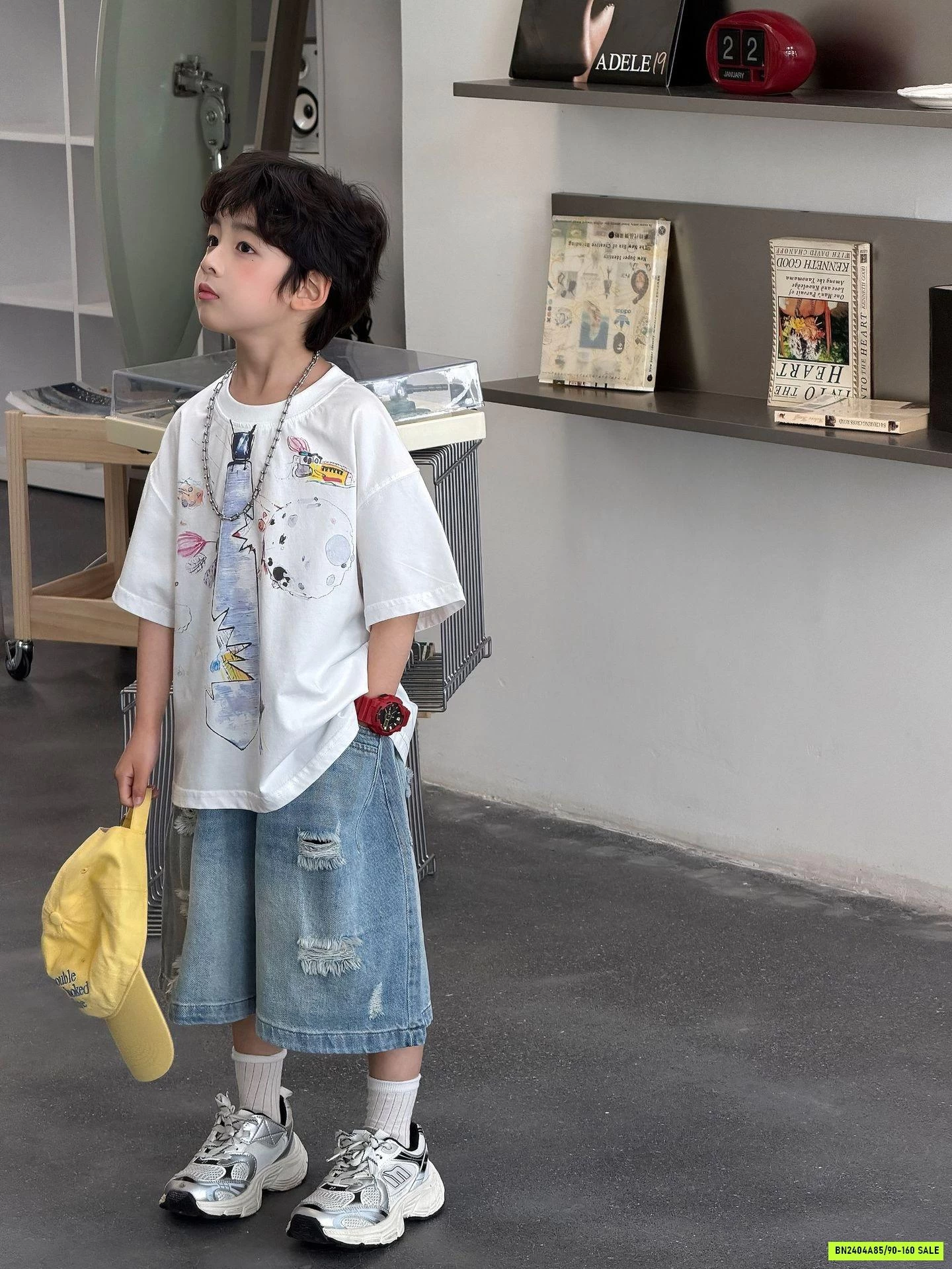 ÁO THUN IN HÌNH CÀ VẠT KUTE FANSHU