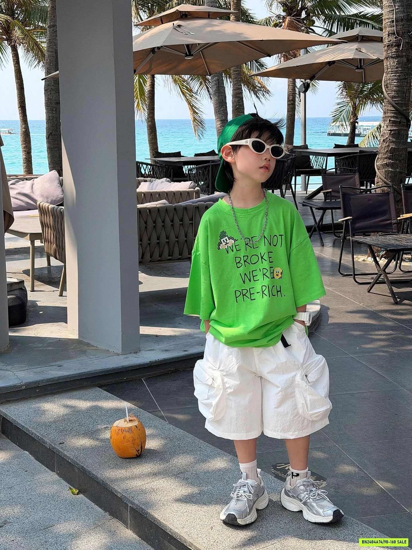 THUN XANH NEON IN CHỮ FANSHU