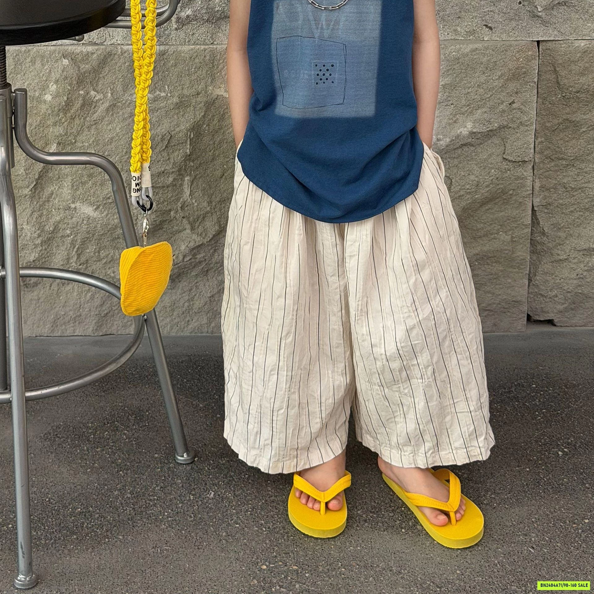 QUẦN ĐŨI SỌC ỐNG RỘNG FANSHU