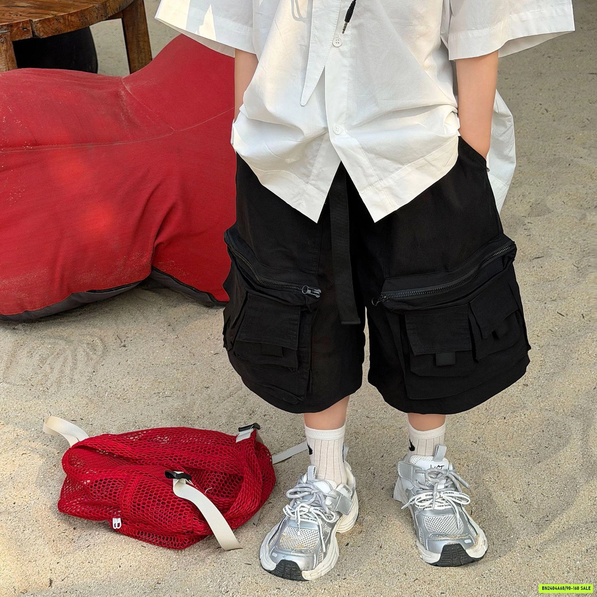 SHORT ĐEN TÚI HỘP FANSHU