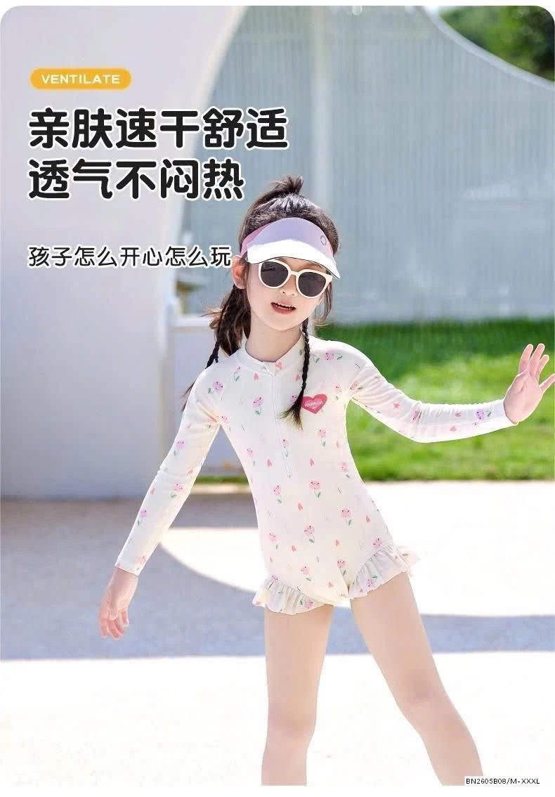 ĐỒ BƠI DÀI TAY CHO BÉ GÁI