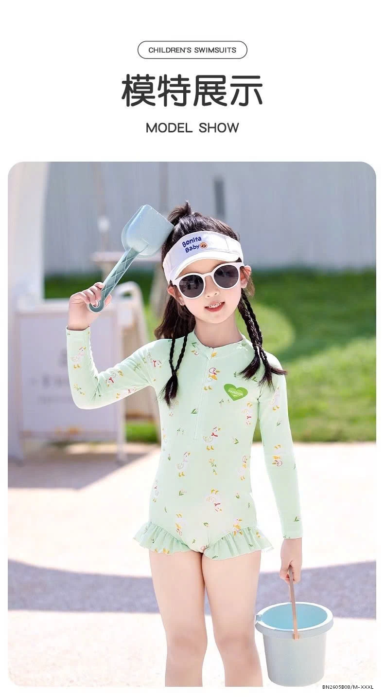 ĐỒ BƠI DÀI TAY CHO BÉ GÁI