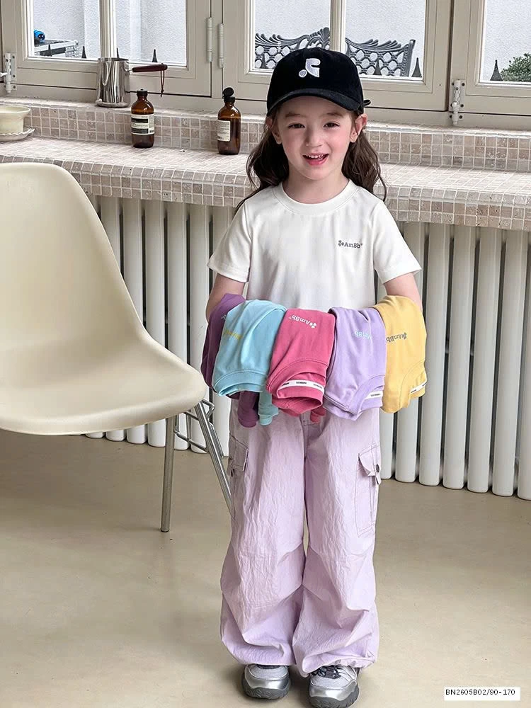 ÁO PHÔNG TRƠN DÁNG NGẮN AMBB 25C028