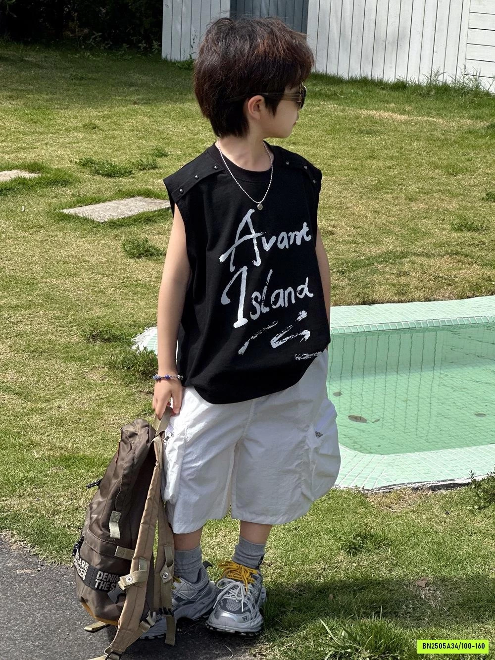 TANKTOP ĐEN MIX SHORT GIÓ AFTE