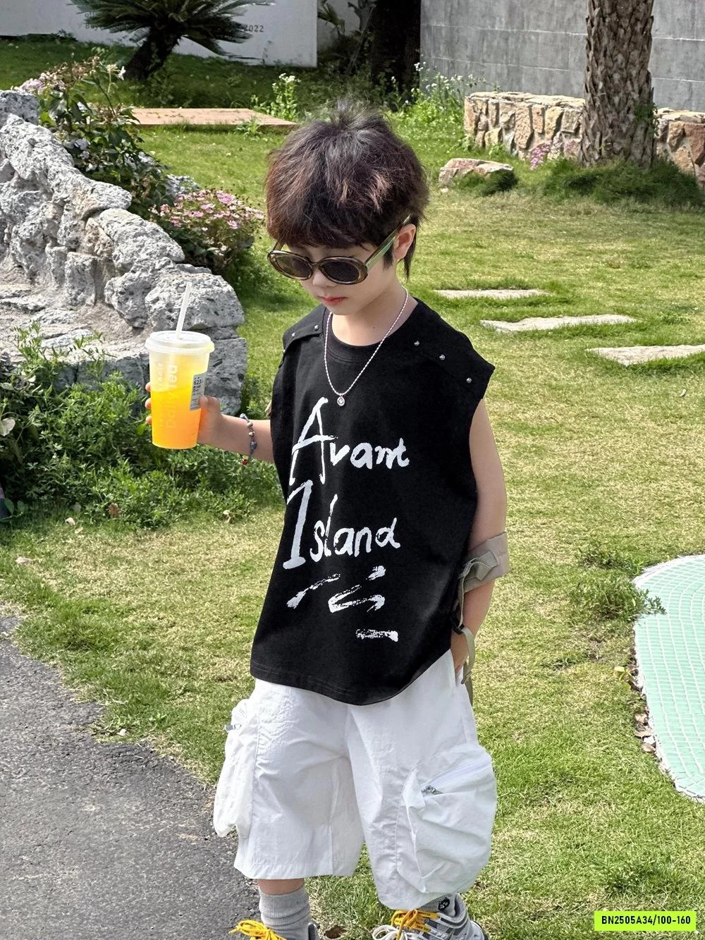 TANKTOP ĐEN MIX SHORT GIÓ AFTE