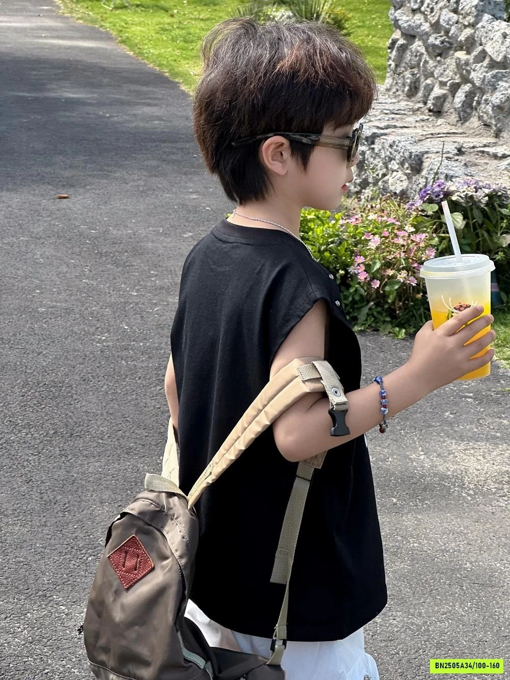TANKTOP ĐEN MIX SHORT GIÓ AFTE