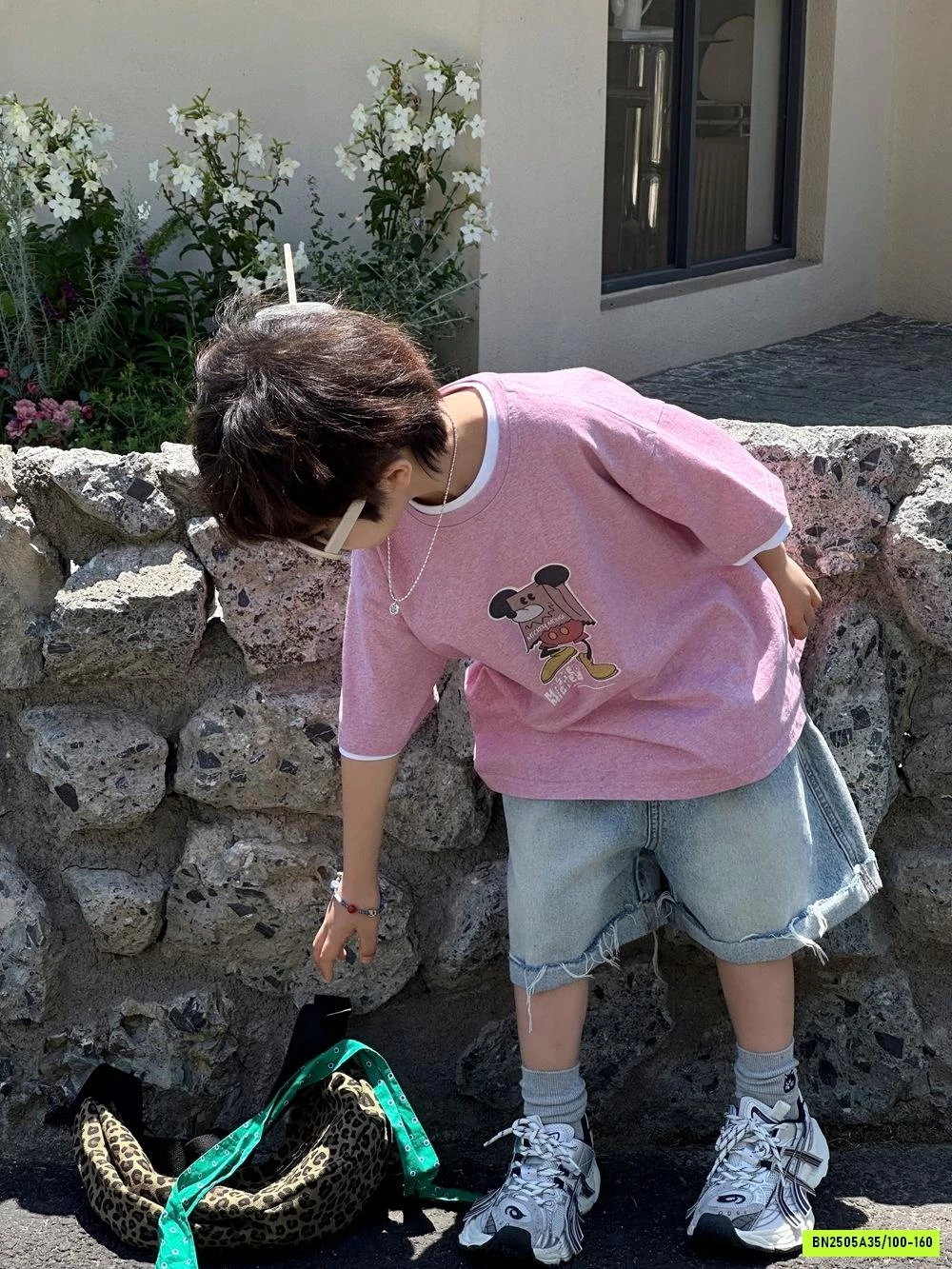 ÁO THUN MICKEY MIX SHORT JEANS AFTE