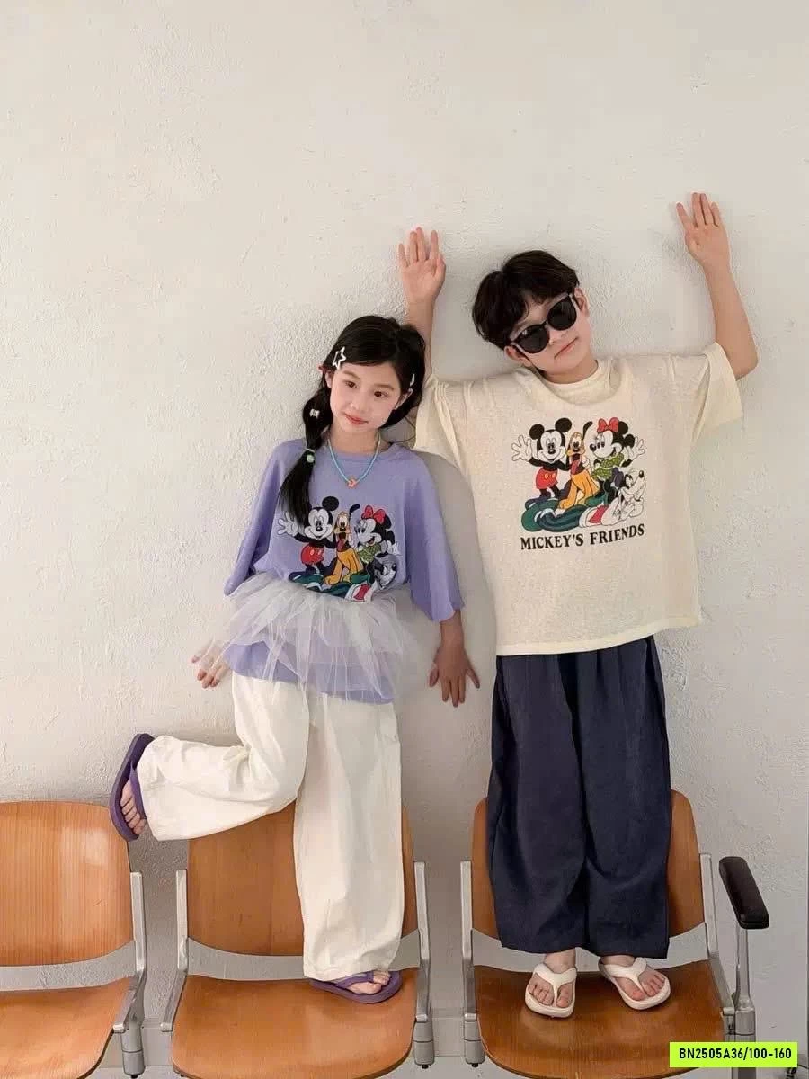 ÁO THUN GIẤY MICKEY KUMAI