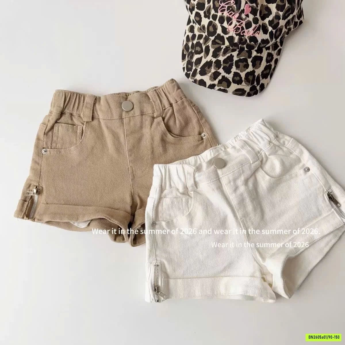 ÁO 2 DÂY VIỀN BÈO MIX SHORT T&QKIDS