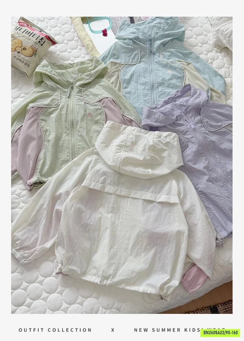 KHOÁC GIÓ MỎNG TENCEL CHỐNG NẮNG PHỐI MÀU