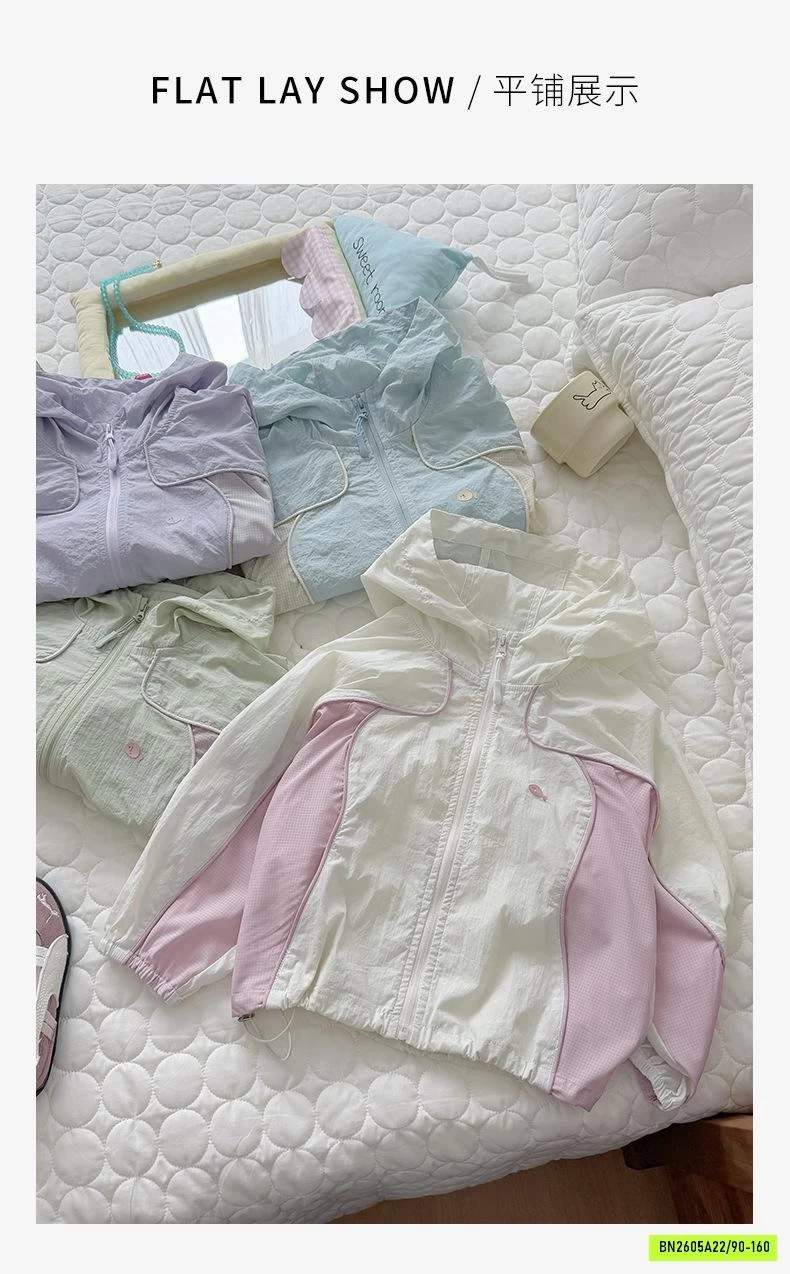 KHOÁC GIÓ MỎNG TENCEL CHỐNG NẮNG PHỐI MÀU