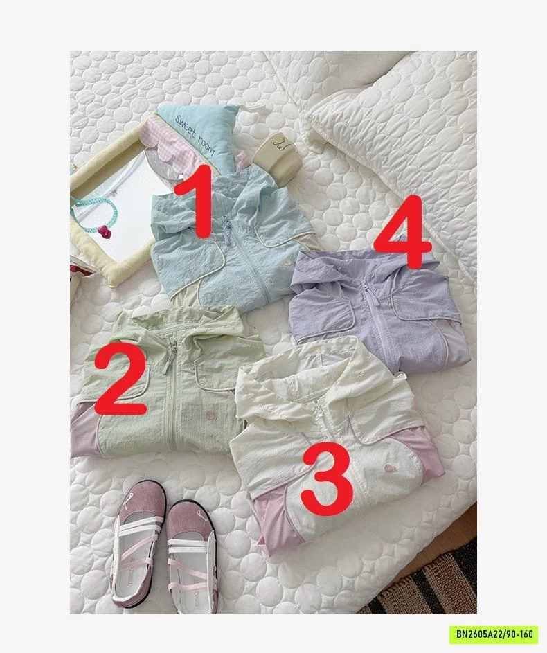 KHOÁC GIÓ MỎNG TENCEL CHỐNG NẮNG PHỐI MÀU