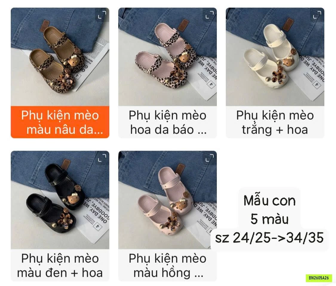 CROCS MẸ BÉ