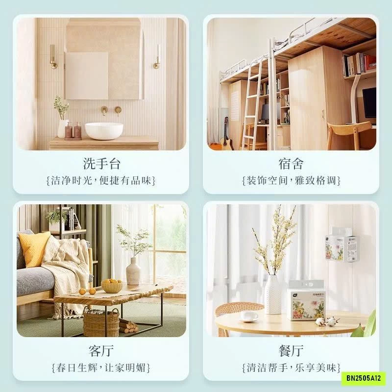 SET 3 TÚI GIẤY KHÔ RÚT TREO TƯỜNG