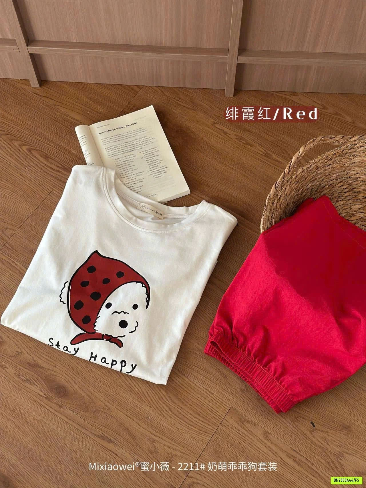 BỘ MẶC NHÀ HỌA TIẾT CUTE MIXIAOWEI