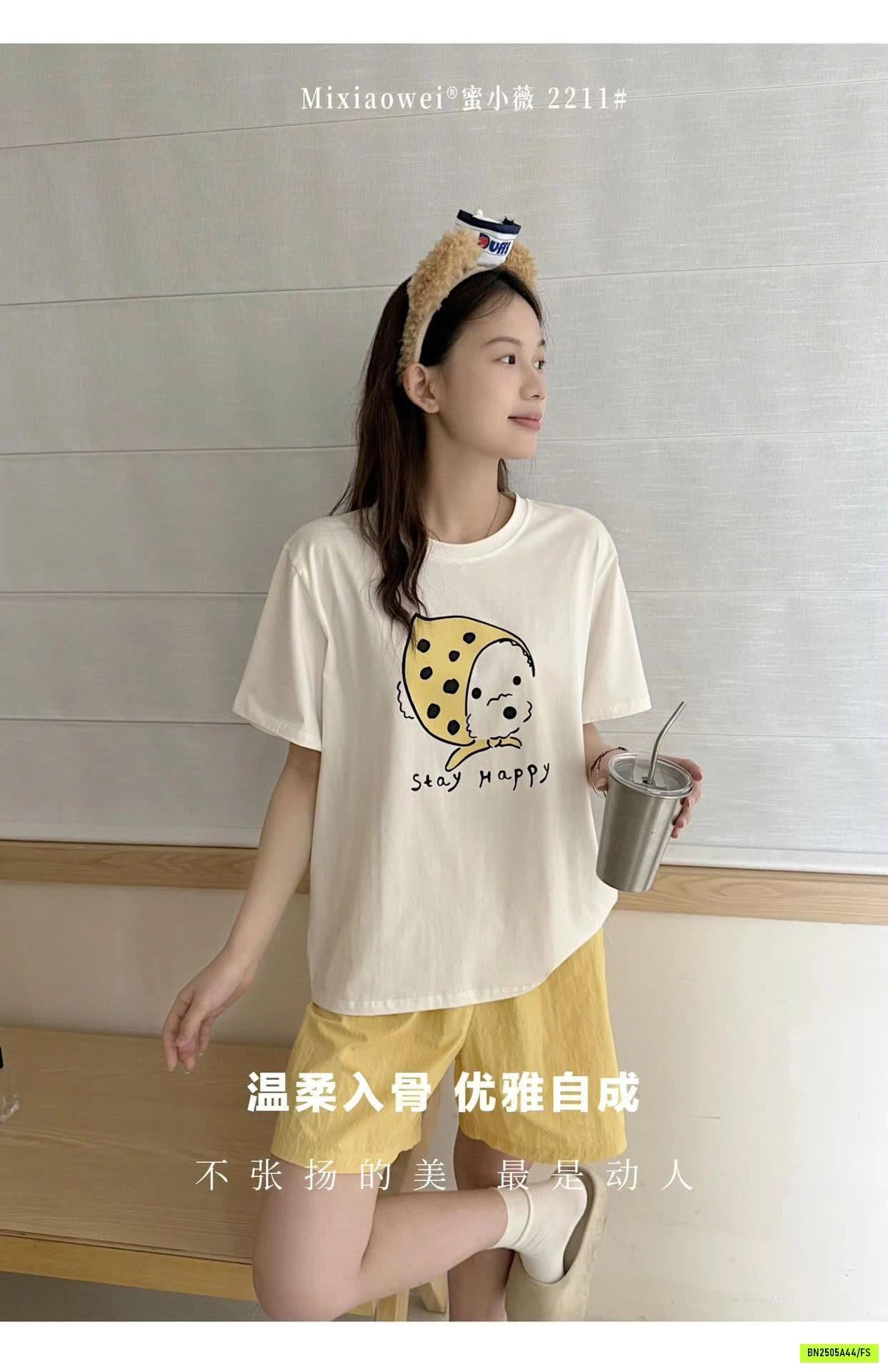 BỘ MẶC NHÀ HỌA TIẾT CUTE MIXIAOWEI