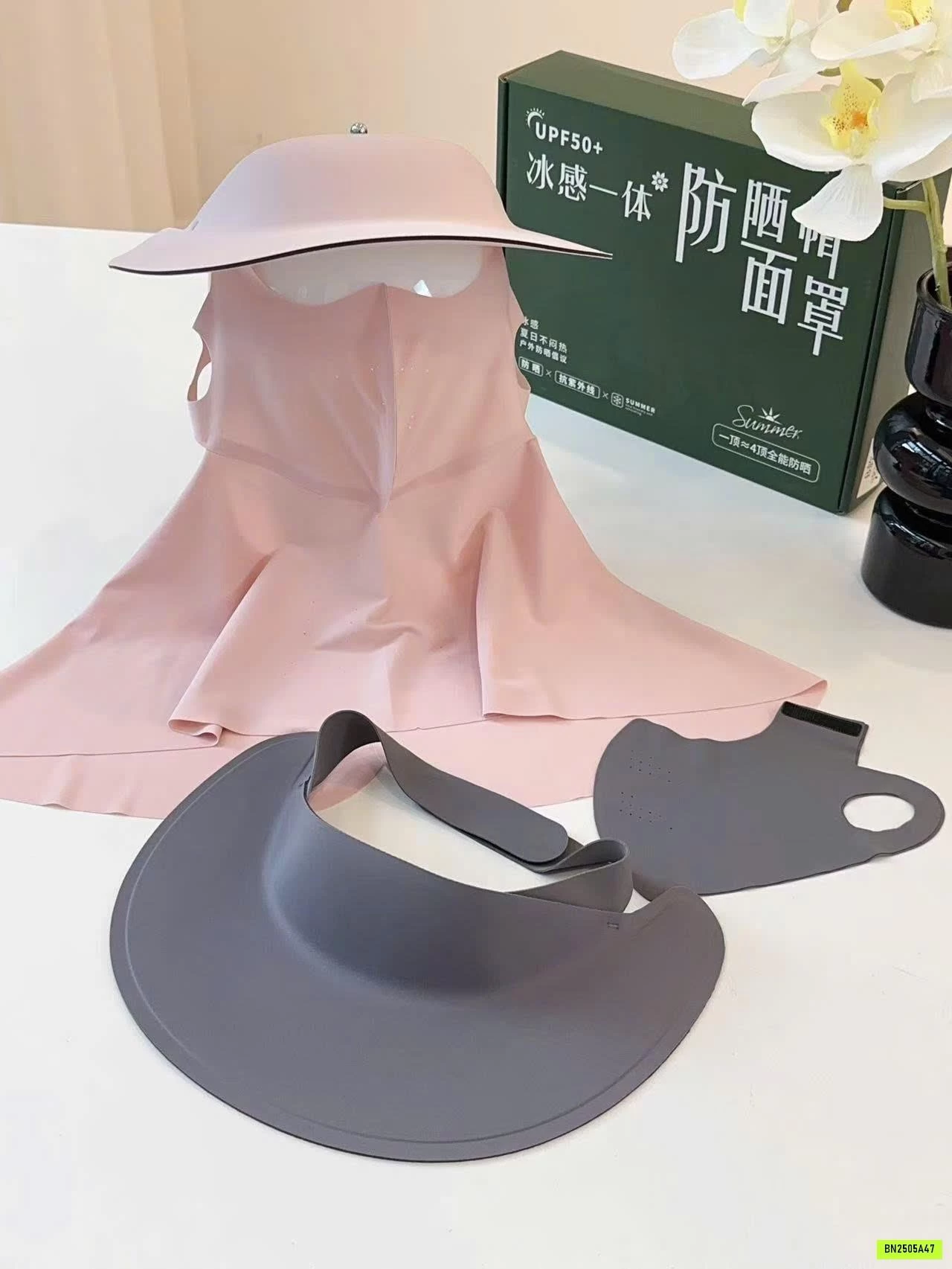 SET KHẨU TRANG KÈM MŨ NẮNG