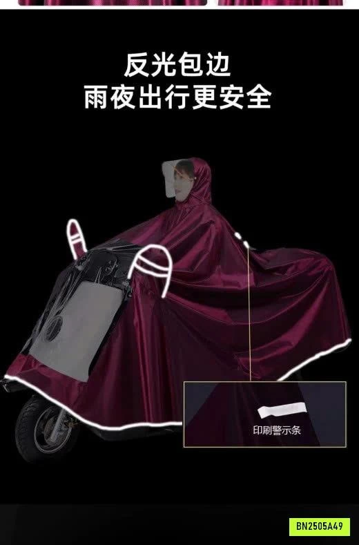 ÁO MƯA TRÙM KÍN ĐẦU
