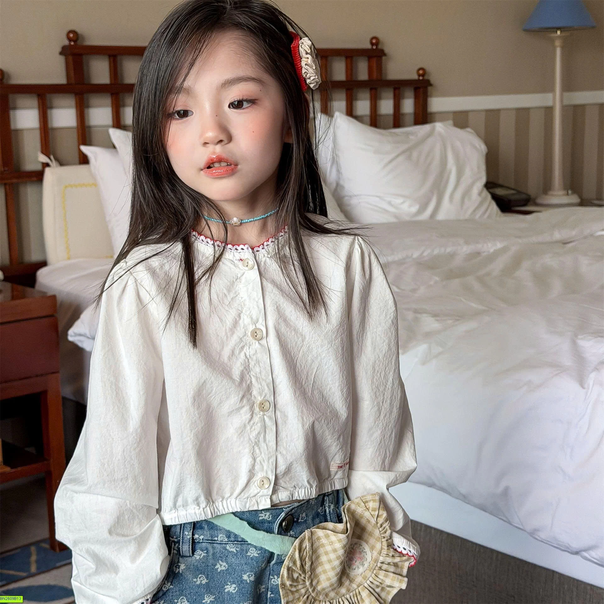 ÁO SƠ MI DÀI TAY DÁNG NGẮN ADBABY