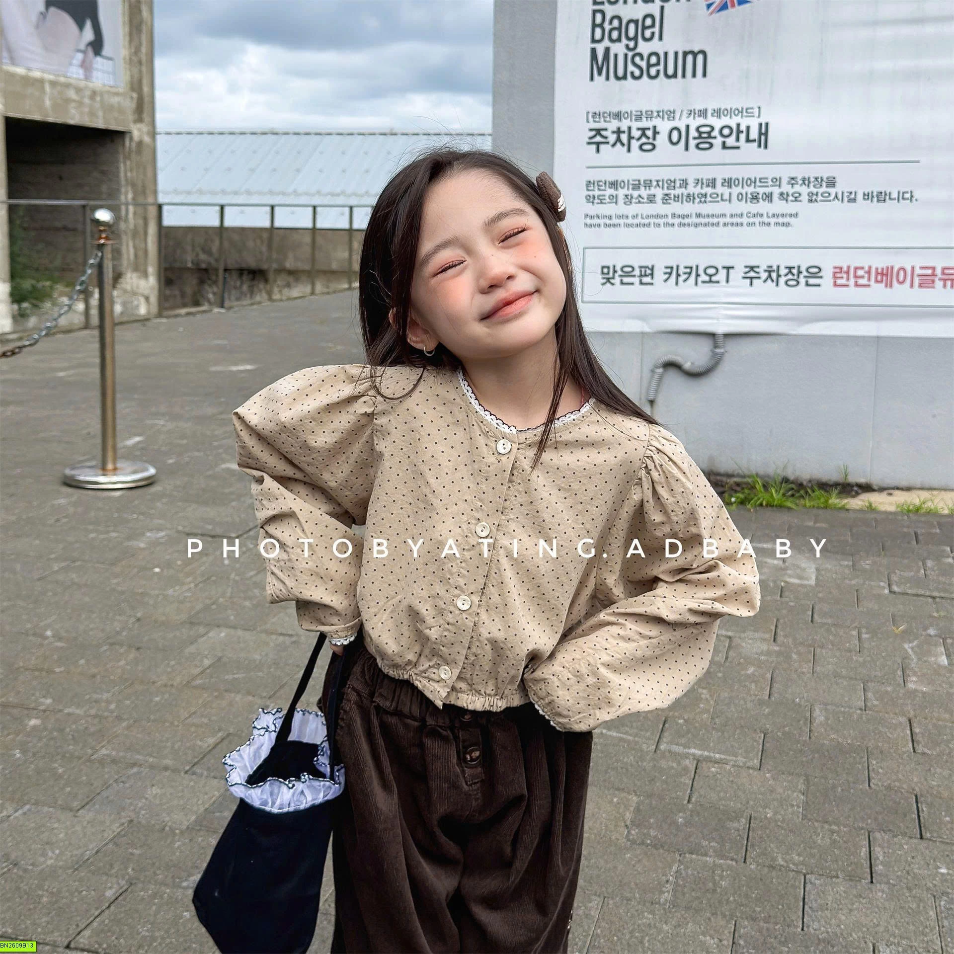 ÁO SƠ MI DÀI TAY DÁNG NGẮN ADBABY
