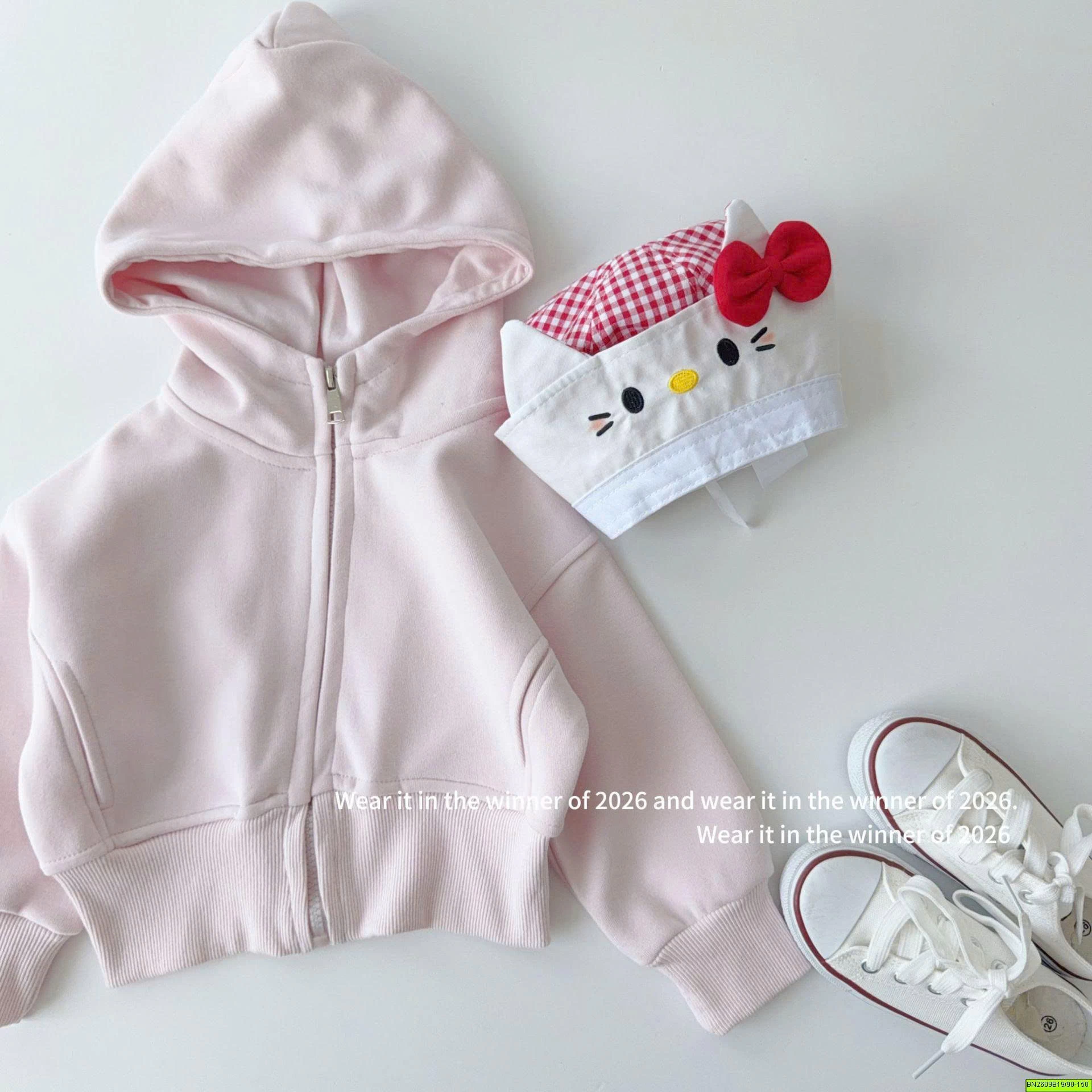 ÁO NỈ TRƠN KÉO KHÓA LIỀN MŨ