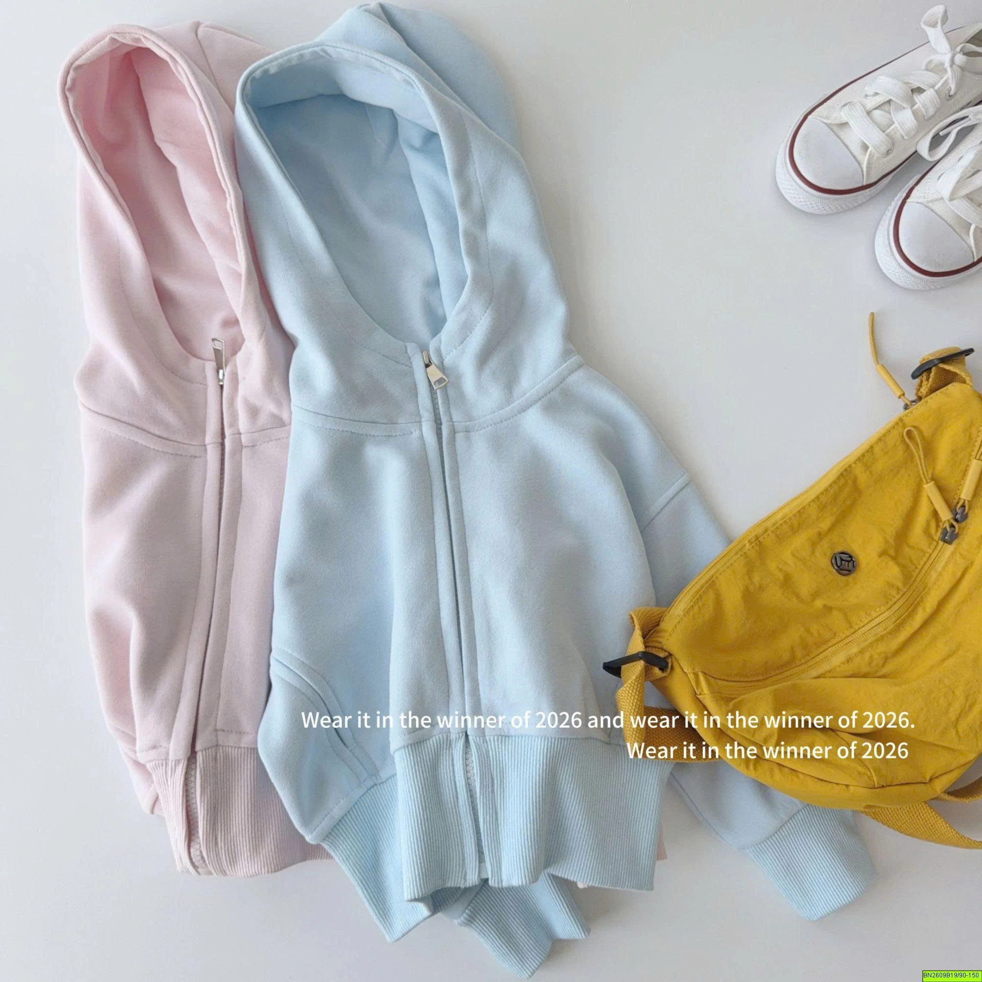ÁO NỈ TRƠN KÉO KHÓA LIỀN MŨ