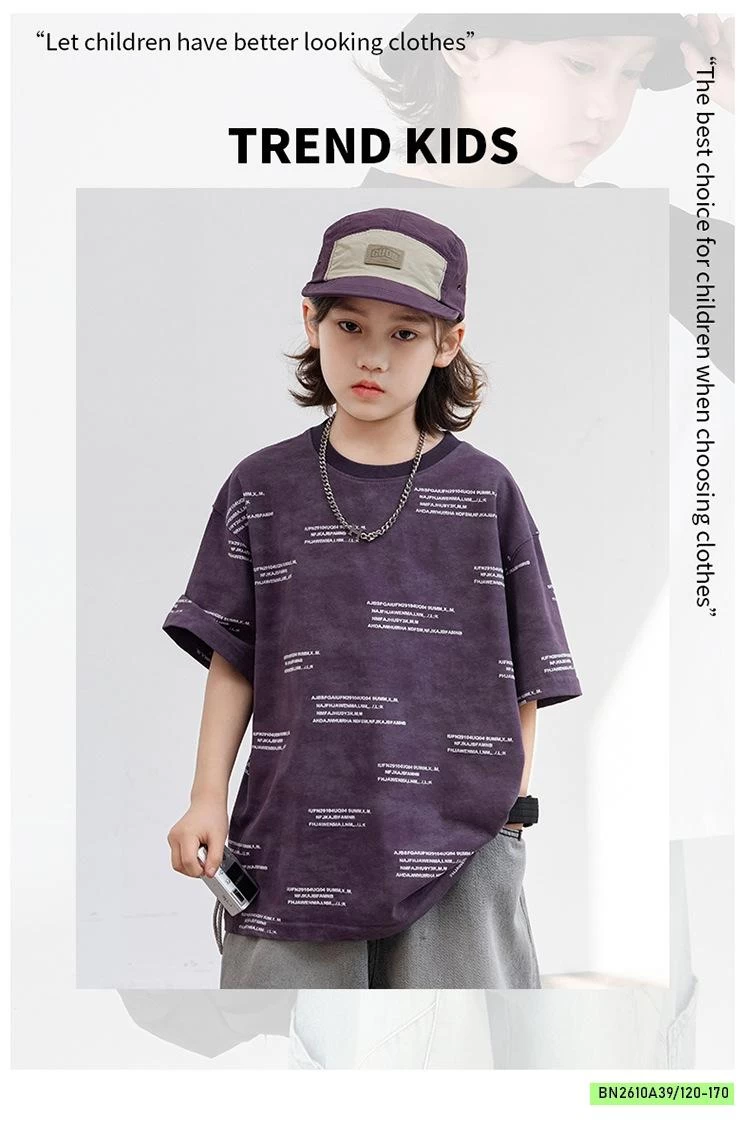 ÁO THUN TÍM IN CHỮ