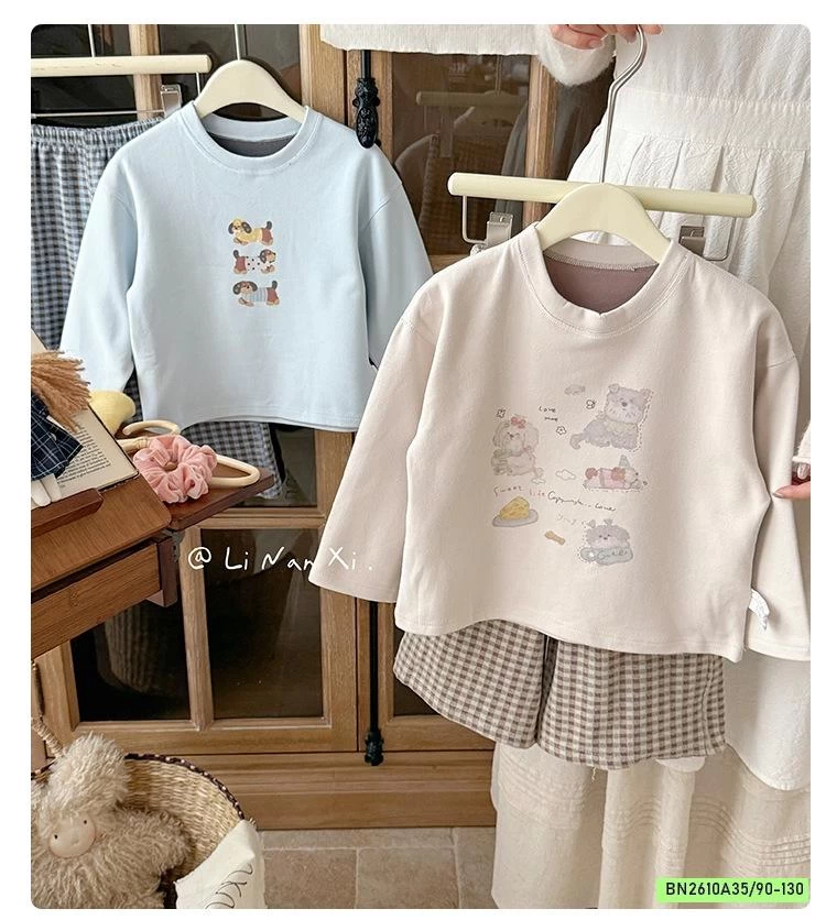 BỘ NỈ GIỮ NHIỆT QUẦN CARO LINANXI