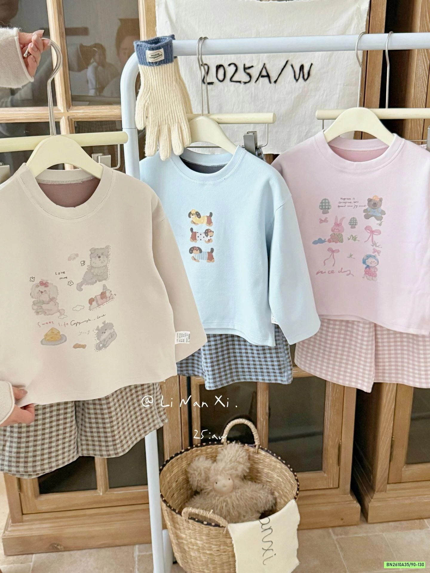 BỘ NỈ GIỮ NHIỆT QUẦN CARO LINANXI