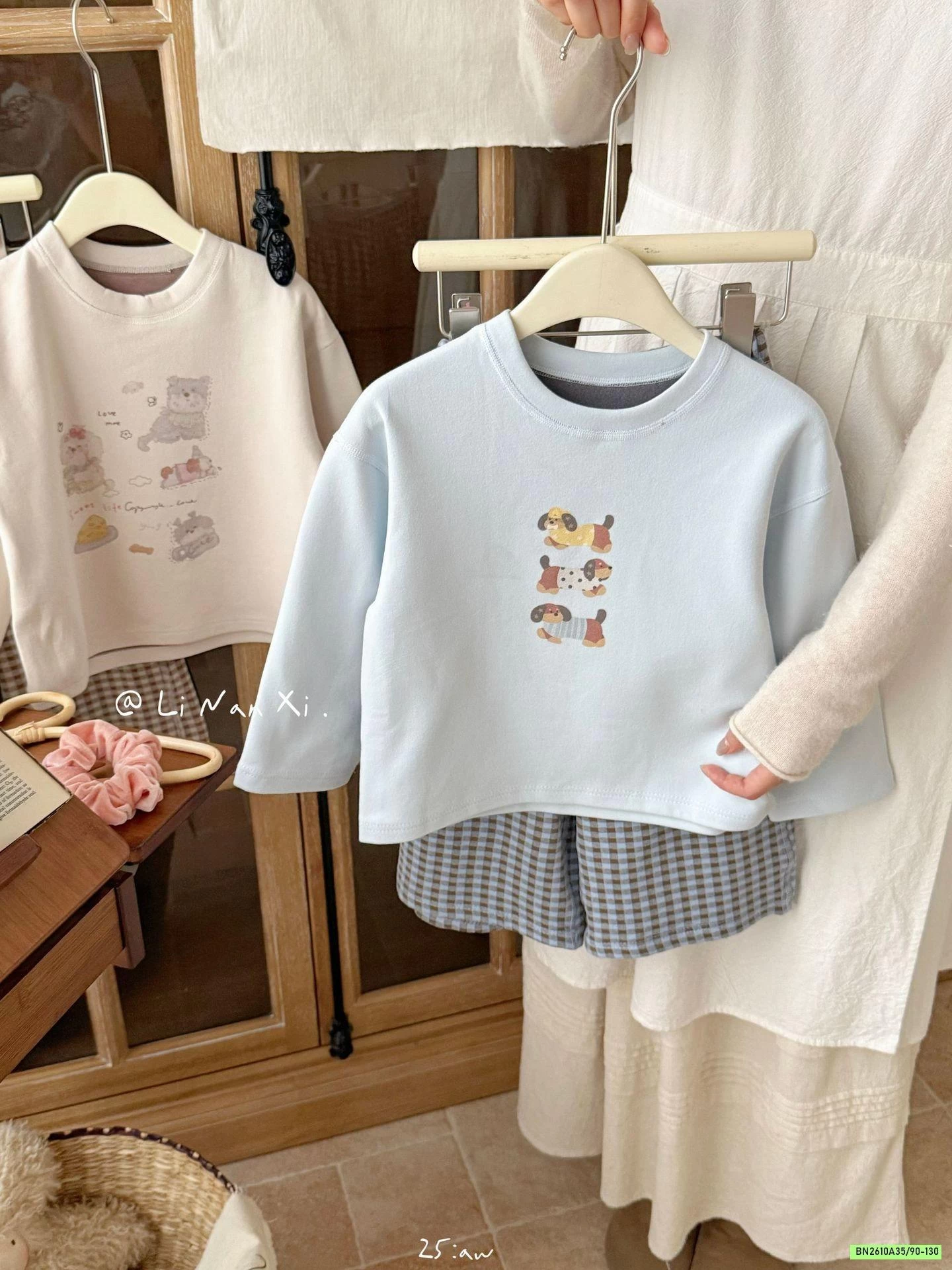 BỘ NỈ GIỮ NHIỆT QUẦN CARO LINANXI