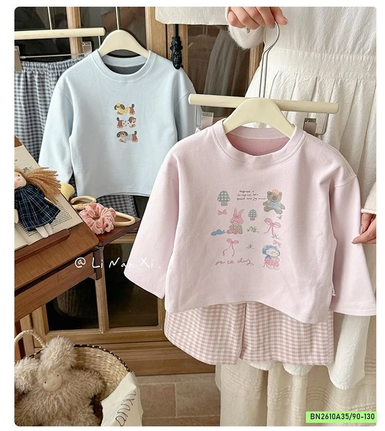 BỘ NỈ GIỮ NHIỆT QUẦN CARO LINANXI