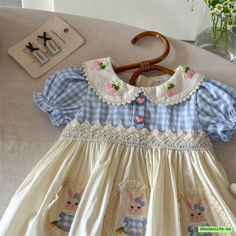 ĐẦM CÔNG CHÚA CARO XANH