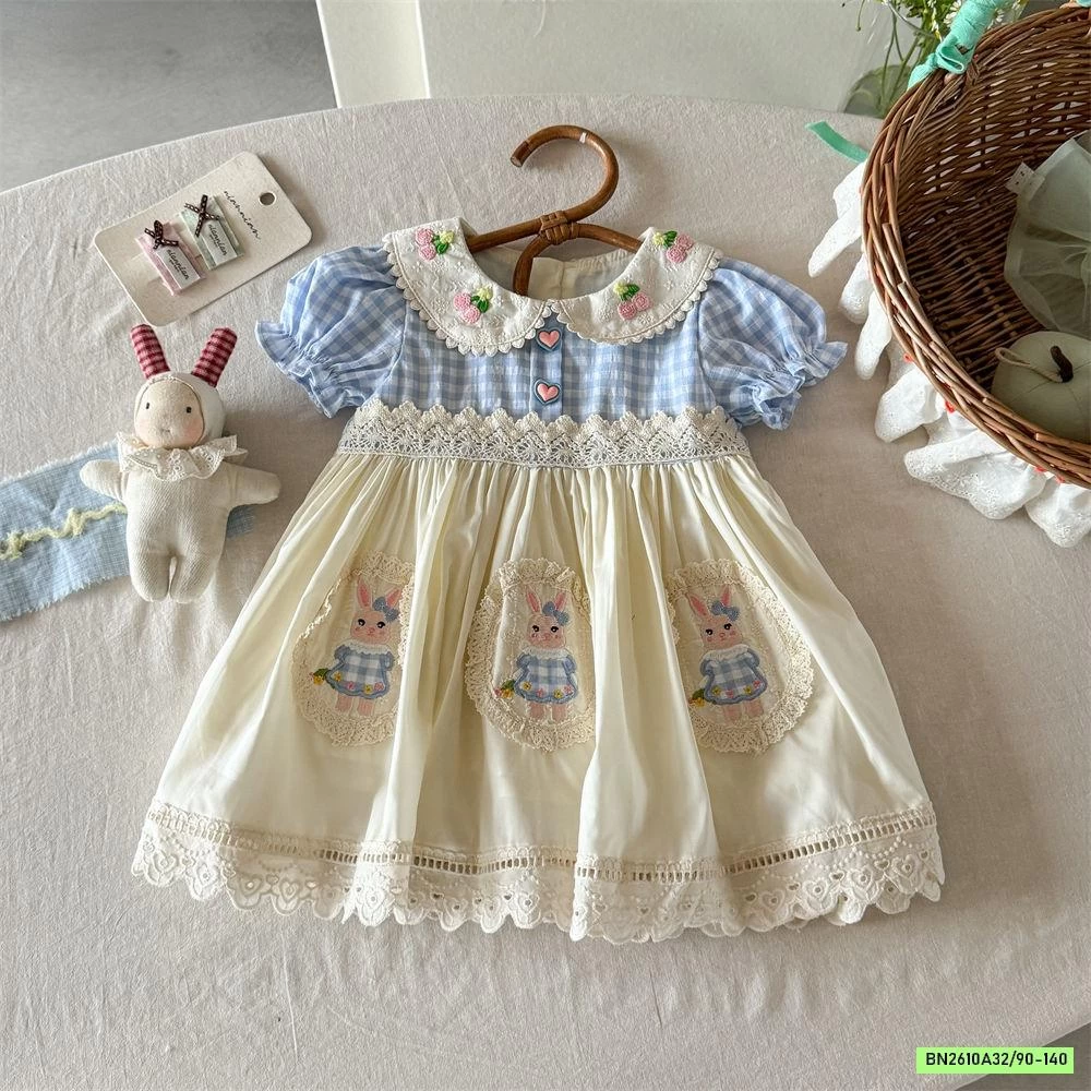 ĐẦM CÔNG CHÚA CARO XANH