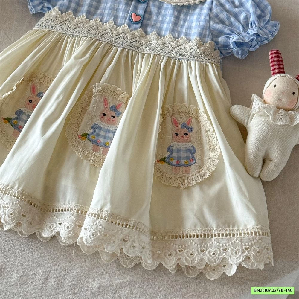 ĐẦM CÔNG CHÚA CARO XANH