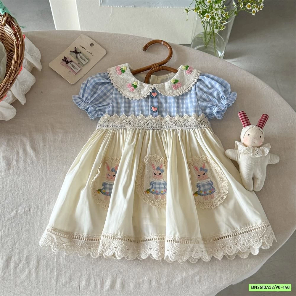 ĐẦM CÔNG CHÚA CARO XANH