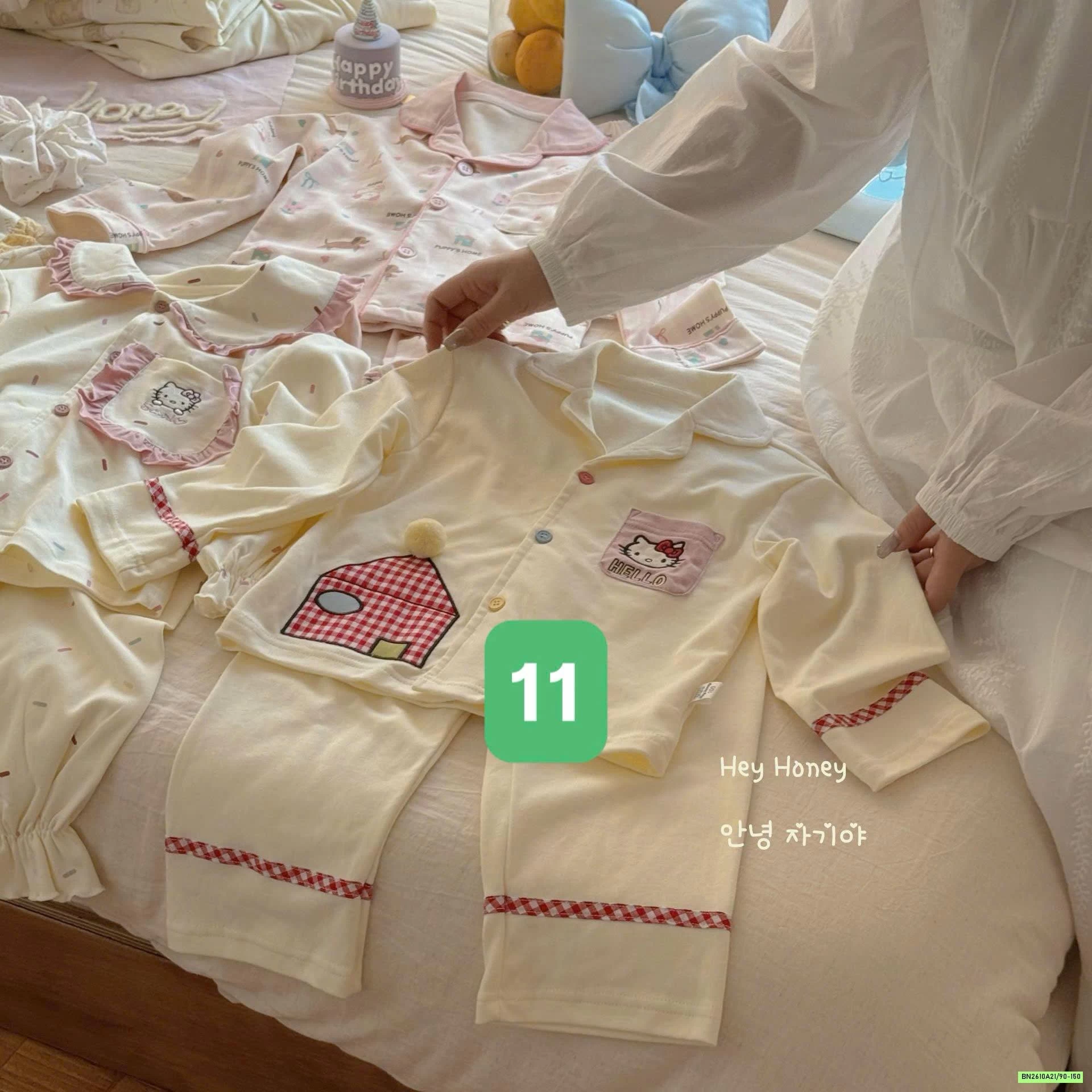 PIZAMA COTTON HNEY MẸ BÉ