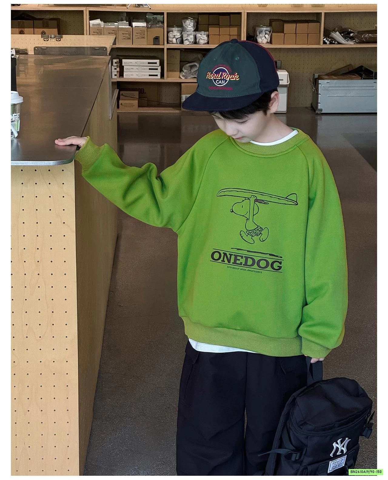 ÁO NỈ ONEDOG TONE MÀU NEON AOAOKIDS