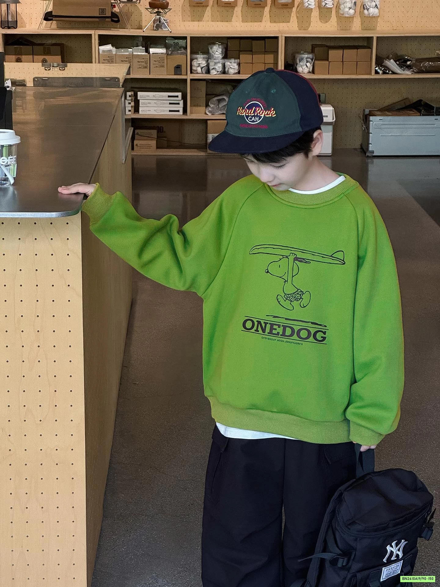 ÁO NỈ ONEDOG TONE MÀU NEON AOAOKIDS