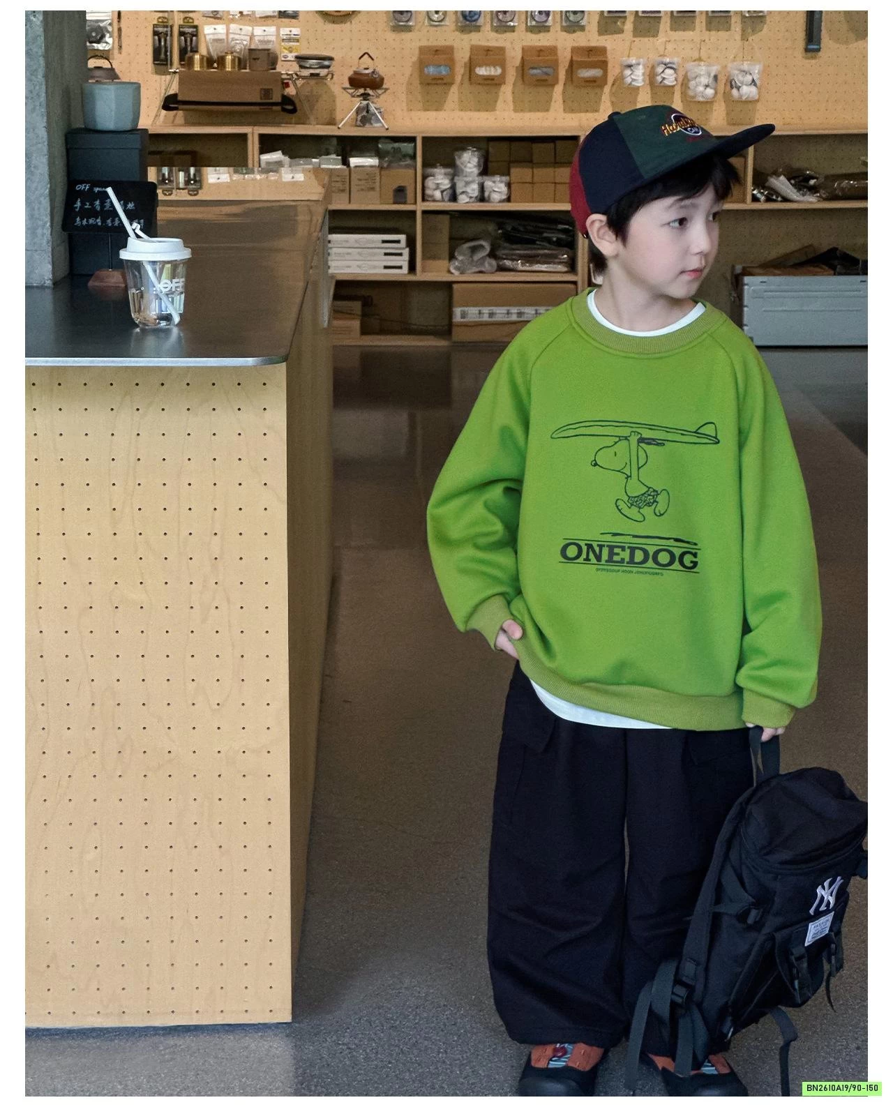 ÁO NỈ ONEDOG TONE MÀU NEON AOAOKIDS