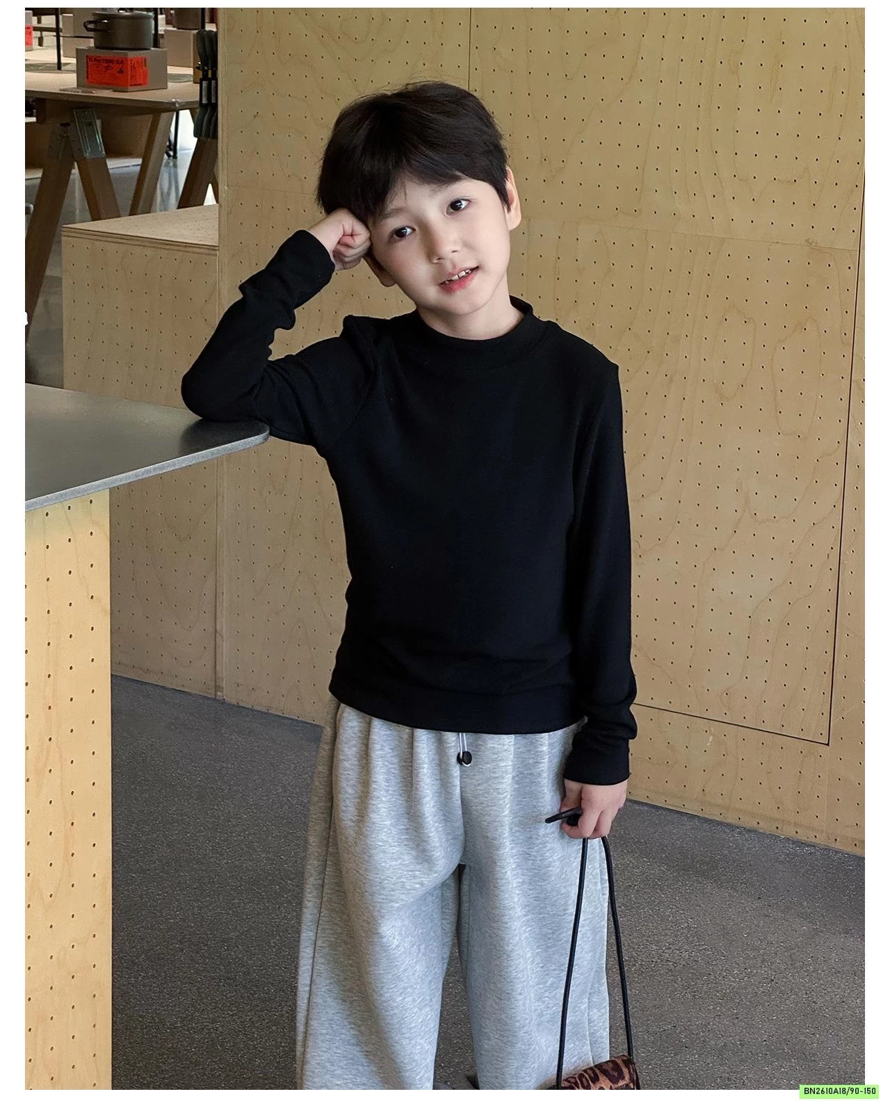 ÁO GIỮ NHIỆT CỔ 3P TRƠN MÀU AOAOKIDS