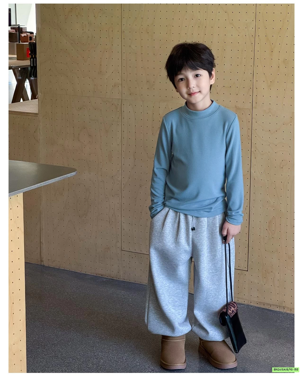 ÁO GIỮ NHIỆT CỔ 3P TRƠN MÀU AOAOKIDS