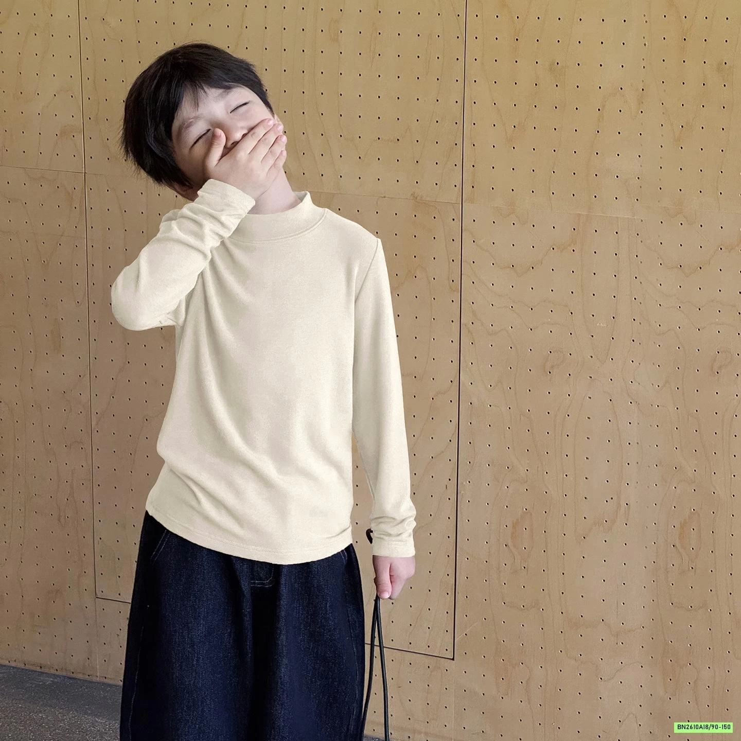 ÁO GIỮ NHIỆT CỔ 3P TRƠN MÀU AOAOKIDS