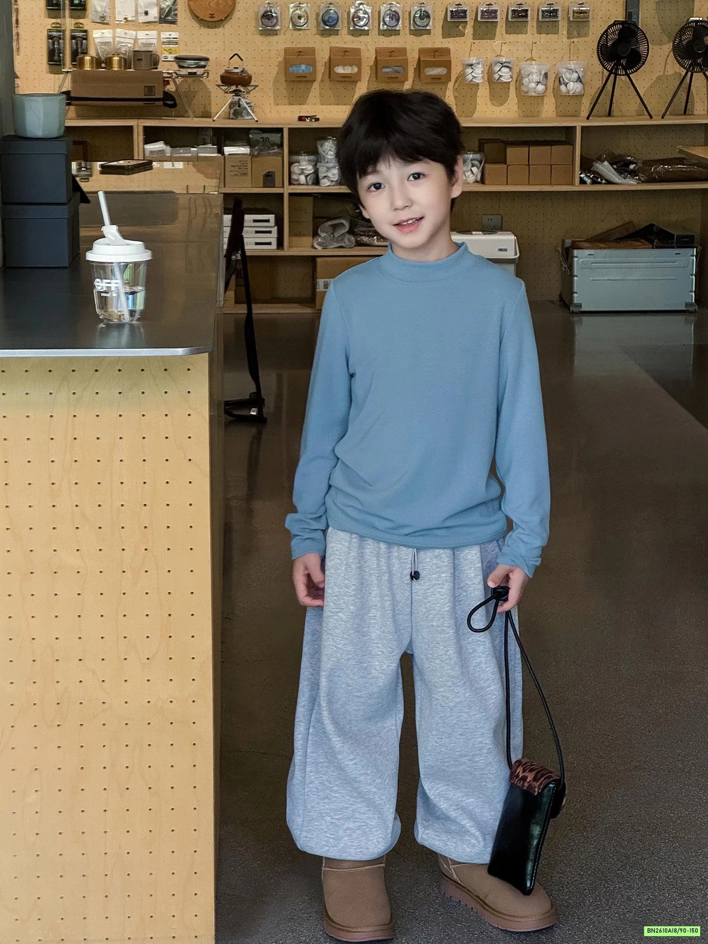 ÁO GIỮ NHIỆT CỔ 3P TRƠN MÀU AOAOKIDS