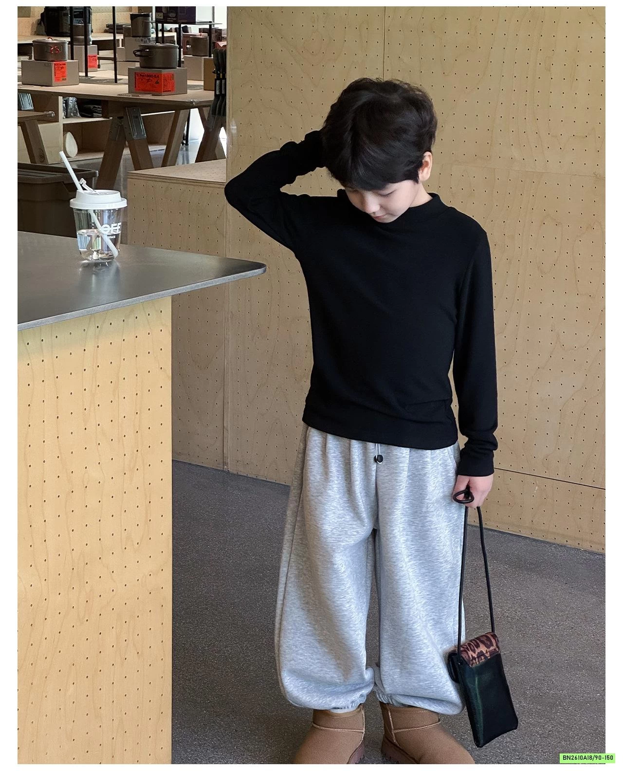 ÁO GIỮ NHIỆT CỔ 3P TRƠN MÀU AOAOKIDS