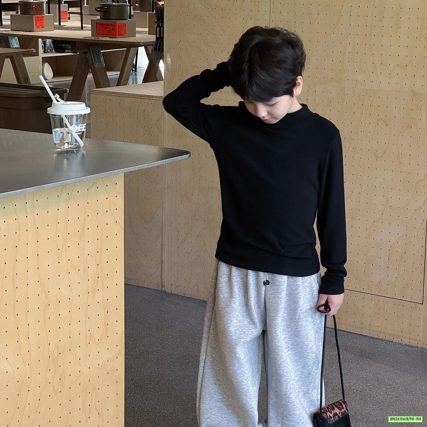 ÁO GIỮ NHIỆT CỔ 3P TRƠN MÀU AOAOKIDS