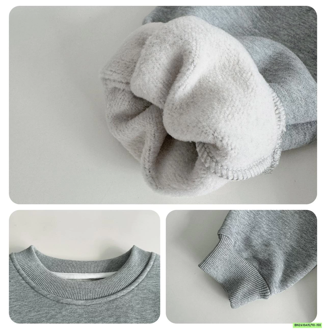 ÁO NỈ BEST LÓT LÔNG AOAOKIDS