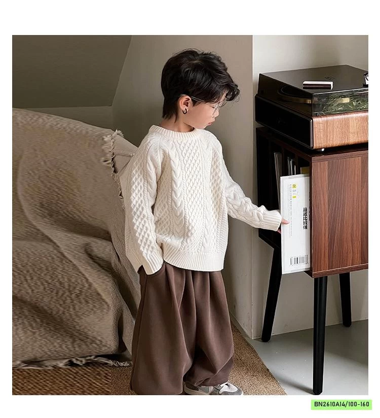 ÁO LEN CỔ TRÒN VẶN THỪNG