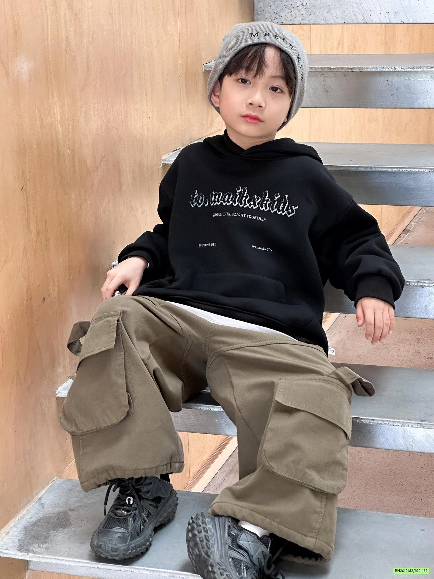 HOODIE NỈ TÚI TRƯỚC LÓT LÔNG CỪU