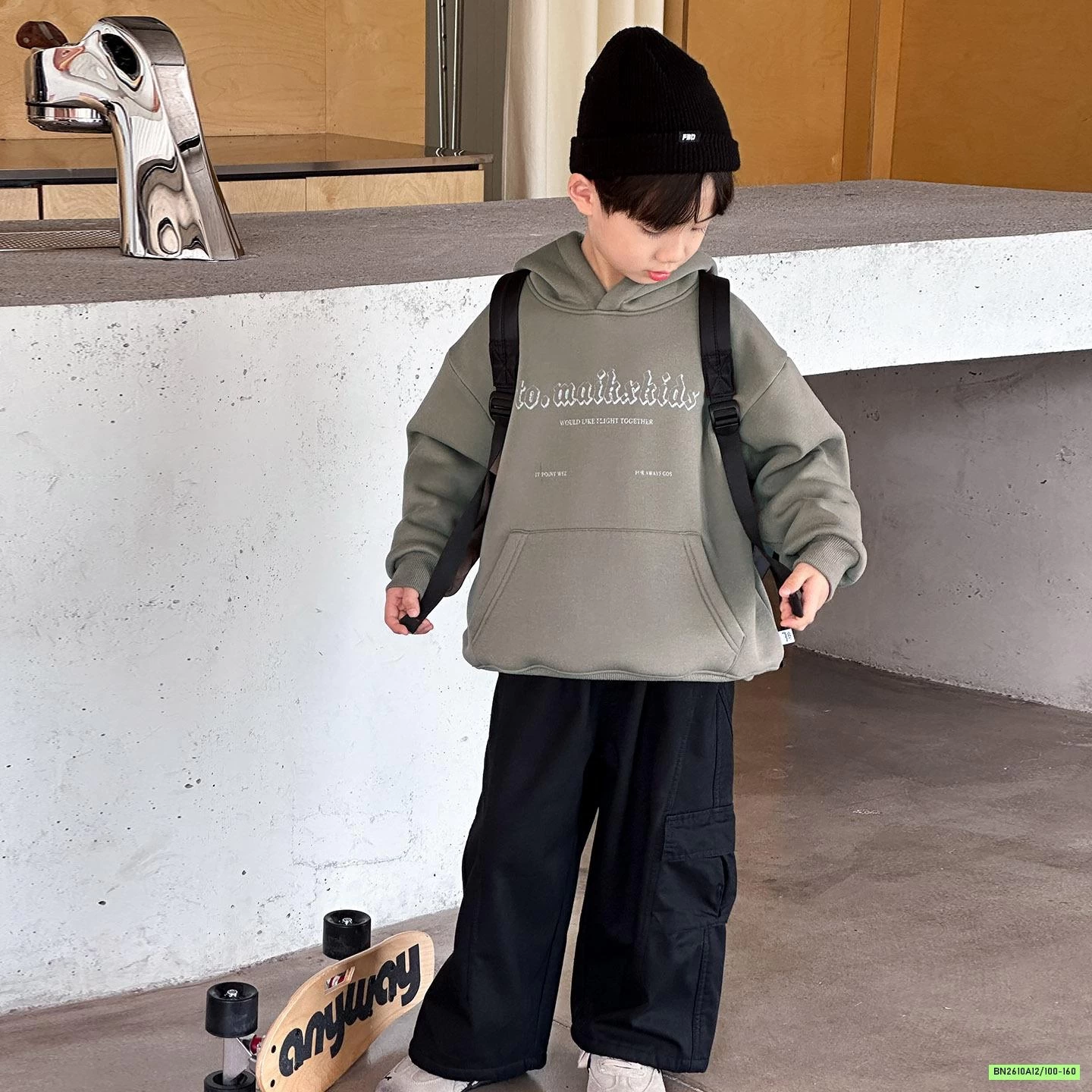 HOODIE NỈ TÚI TRƯỚC LÓT LÔNG CỪU